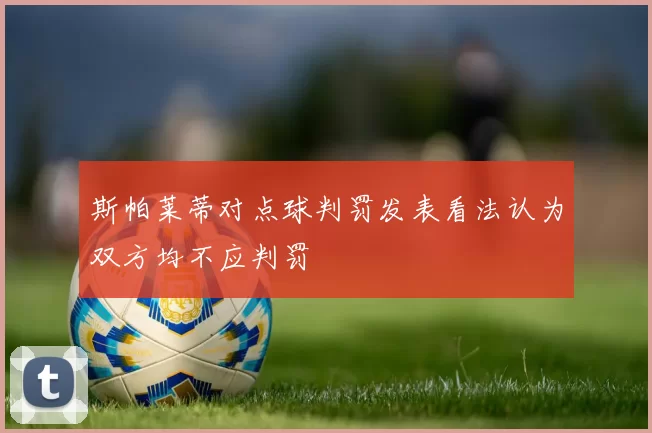 斯帕莱蒂对点球判罚发表看法认为双方均不应判罚